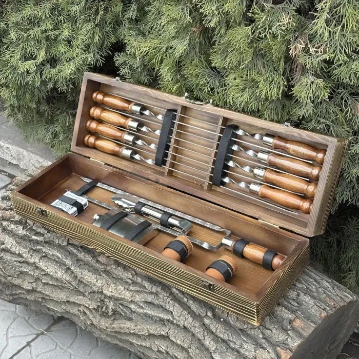 Набор для барбекю Metalzavod Козак темна текстура (PN-Kozak-TDK) изображение 4