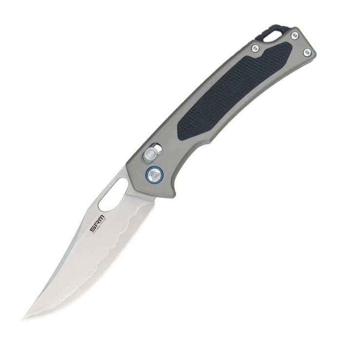 Нож SRM Retriever 9203-AK, Black G10/Aluminium, Stonewash (9203-AK) изображение 4