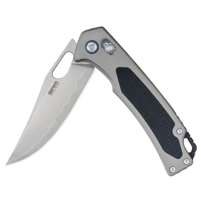 Ніж SRM Retriever 9203-AK, Black G10/Aluminium, Stonewash (9203-AK) зображення 6