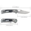 Нож SRM Retriever 9203-AK, Black G10/Aluminium, Stonewash (9203-AK) изображение 9