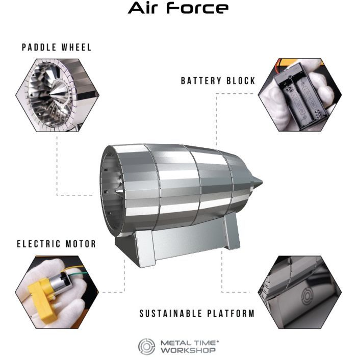 Конструктор Metal Time Коллекционная модель Air Force MT022 (MT022) изображение 3