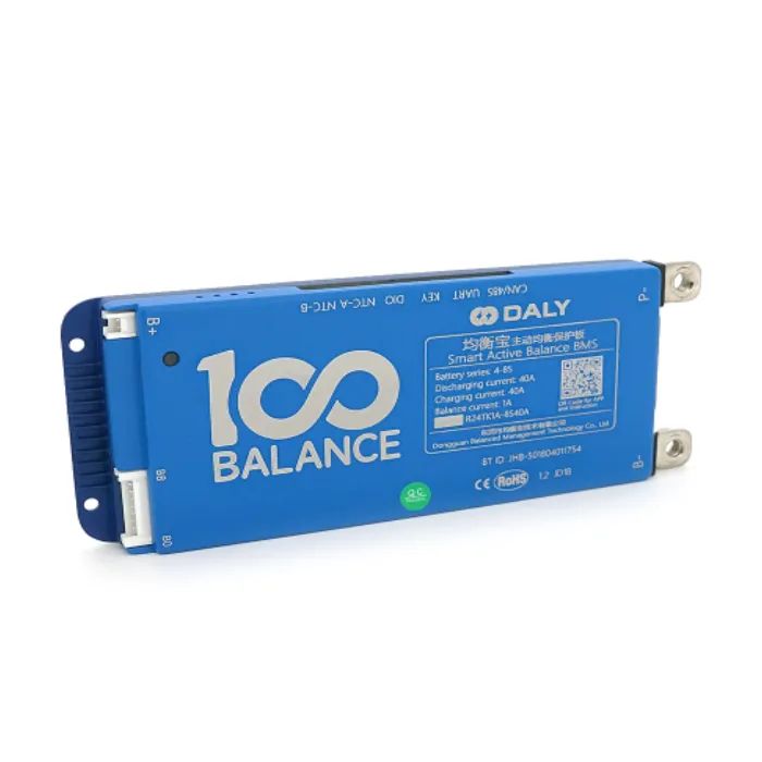 BMS контроллер DaLy LiFePO4 4-8S 40A с Bluetooth CAN активный балансир (DaLy 4-8S/40A) изображение 2