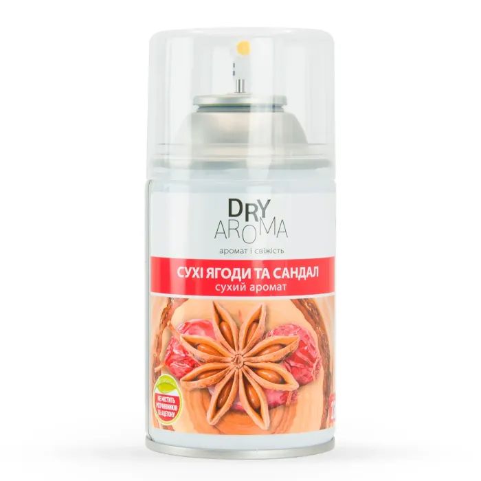 Освежитель воздуха Domo Dry Aroma Сухие ягоды и сандал Для диспенсеров 250 мл (4820024946278)