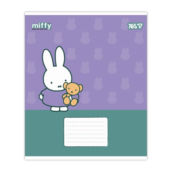 Зошит Yes My Miffy А5 12 аркушів коса лінія (768653) зображення 2