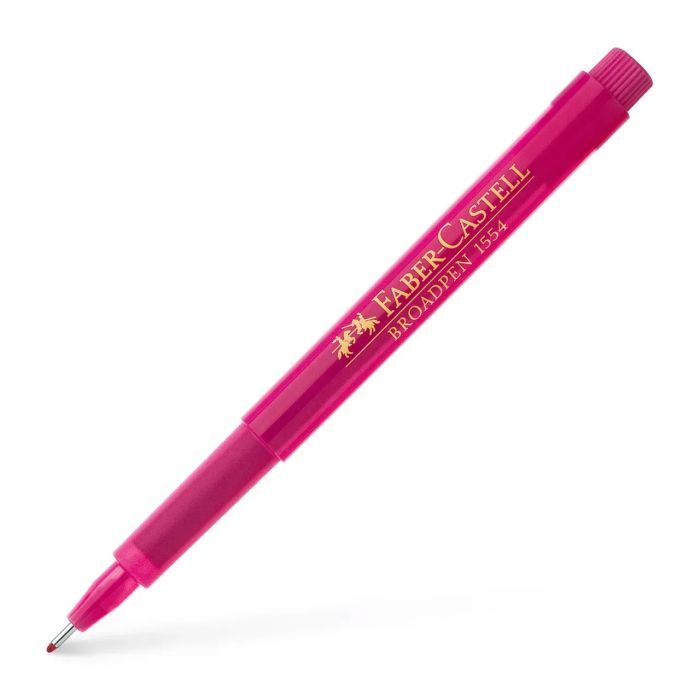 Лайнер Faber-Castell BROADPEN 1554 червоний, 0,8 мм (25785)