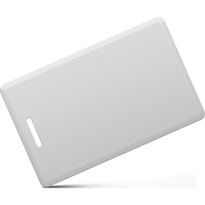 Бесконтактная карта Merlion MIFARE, 13.56MHz, 1K, толщина 1.6mm, white, с прорезью (MF-1K толстая)