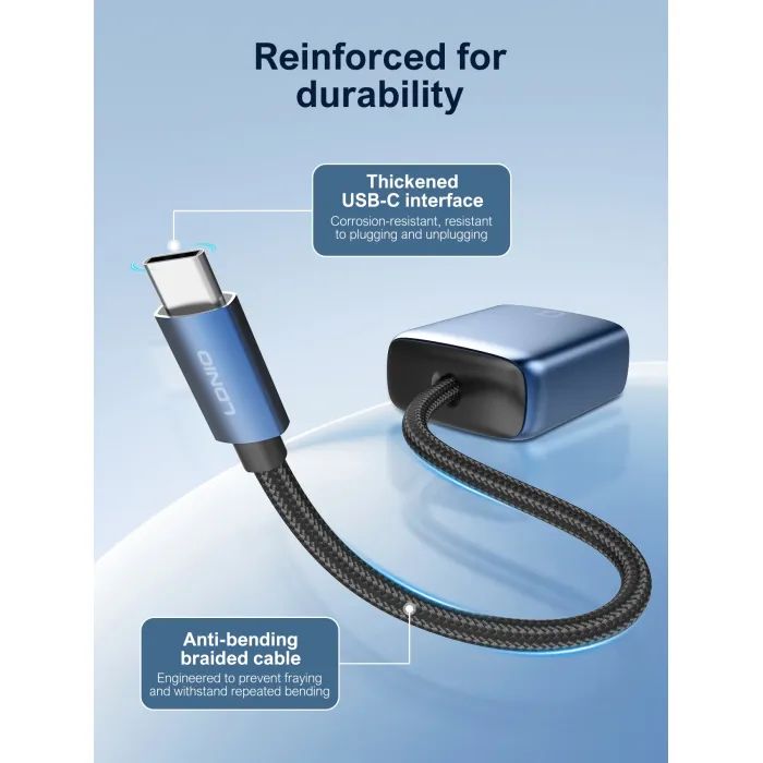 Перехідник USB-C to VGA 1080P LDNIO (HD-11C) зображення 4