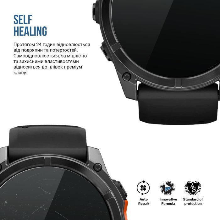 Плівка захисна Armorstandart Matte hydrogel Garmin Fenix 8 51mm 6 pcs (ARM92011) зображення 3