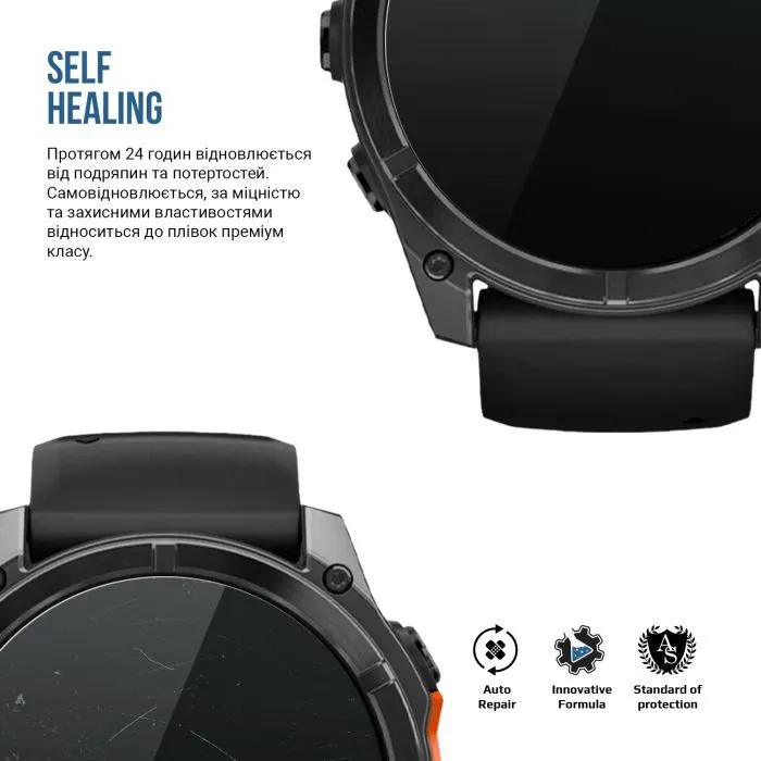 Пленка защитная Armorstandart Matte hydrogel Garmin Fenix 8 51mm 6 pcs (ARM92011) изображение 3