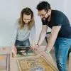 Пазл Trefl Art Поцілунок, Густав Клімт 500 елементів (5900511375428) зображення 8