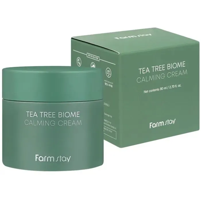 Крем для лица FarmStay Tea Tree Biome Calming Cream 80 мл (8809783321416)