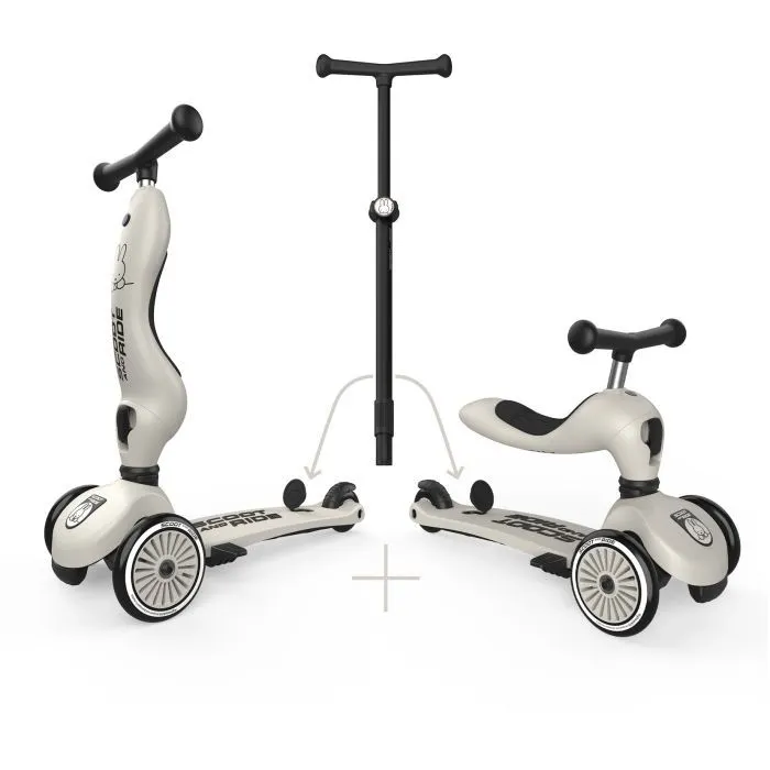 Самокат Scoot&Ride серії Highwaykick-1 Push and Go Miffy світло-сірий (SR-54155)