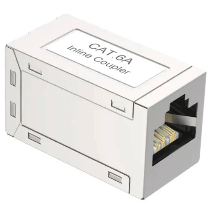 Зрощувач STP, cat.6A, RJ45 to RJ45 Kingda (KD-CB42S-C6A)