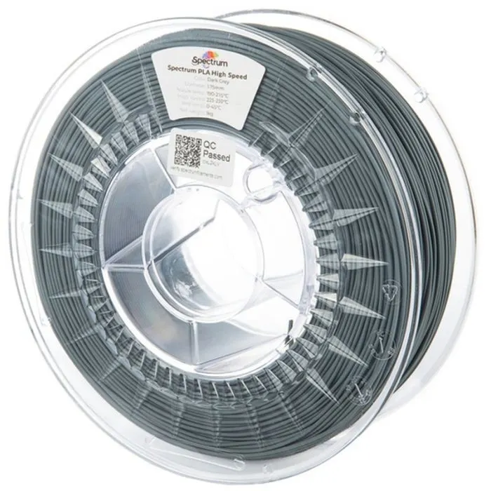 Пластик для 3D-принтера Spectrum PLA HS Premium 1.75mm 1kg Dark Grey (81070)