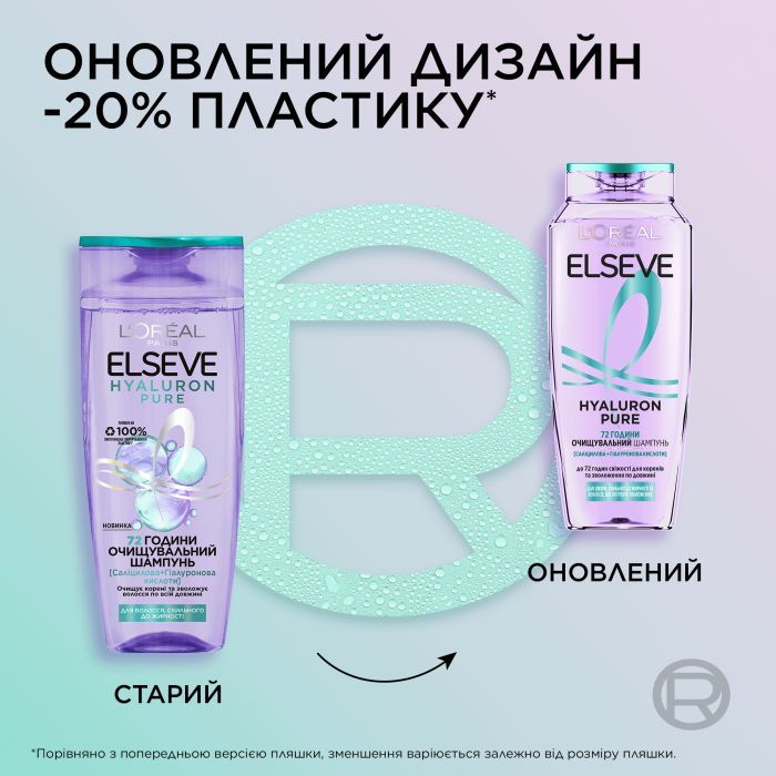 Шампунь Elseve Hyaluron Pure 250 мл (3600524148911) изображение 4