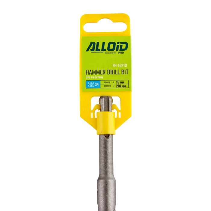 Бур Alloid по бетону, SDS-plus, S4, 6x210мм (FH-06210) изображение 3