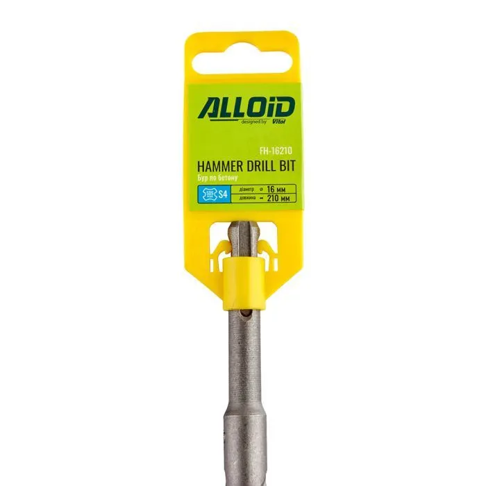 Бур Alloid по бетону, SDS-plus, S4, 16210мм (FH-16210) изображение 3