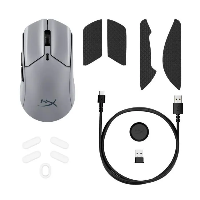 Мышка HyperX Haste 2 Pro Wireless/Bluetooth/USB Gray (A1KY5AA) изображение 8
