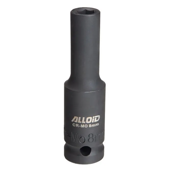 Торцева головка Alloid ударна, глибока, 1/2", 8мм (GUG-51108) зображення 3