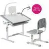 Парта со стулом Cubby парта + стул трансформери (Lupin grey) изображение 3