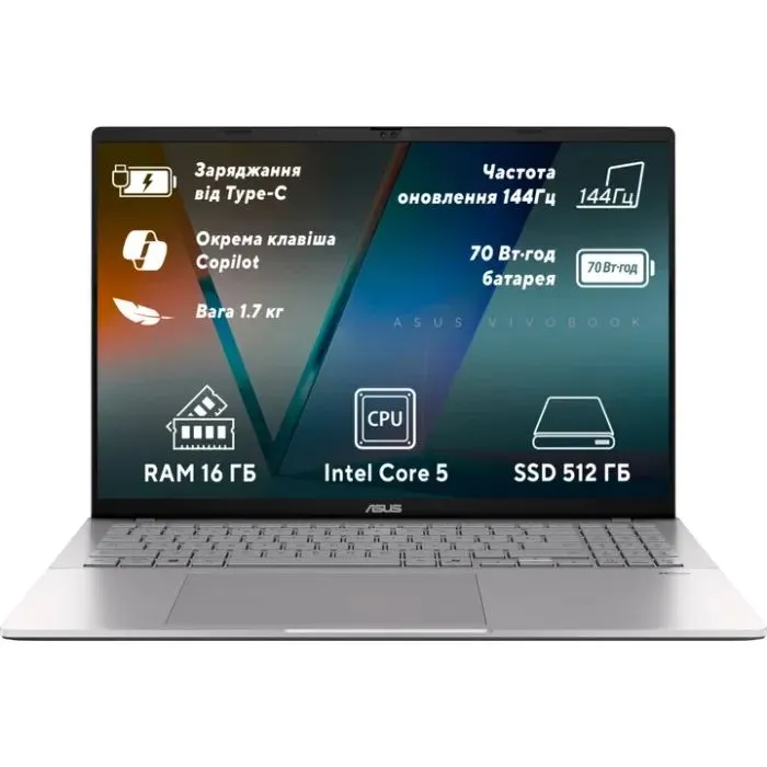 Ноутбук ASUS Vivobook S16 S3607VA-RP096 (90NB1671-M00740)