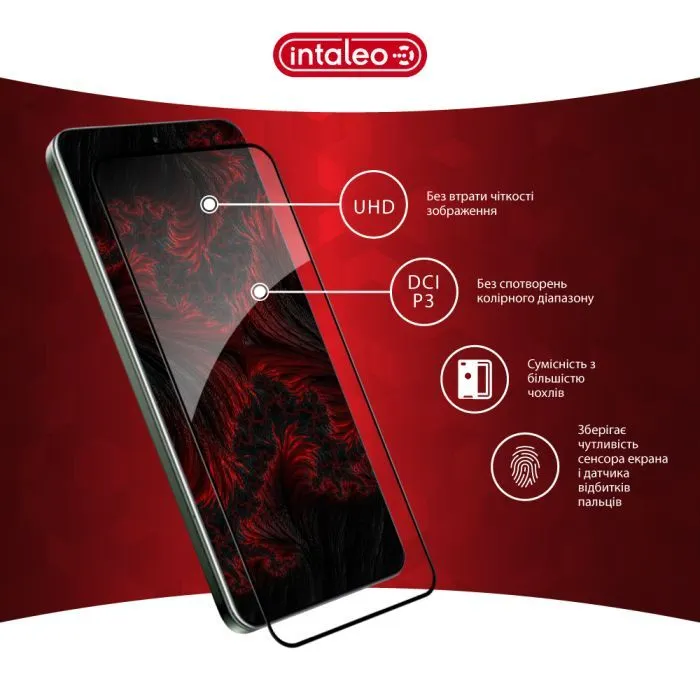 Скло захисне Intaleo Full Glue ESD Xiaomi 15 Pro Black (1283126625442) зображення 4