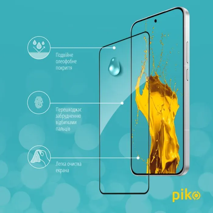 Скло захисне Piko Full Glue ESD Xiaomi POCO F7 Black (1283126624018) зображення 5