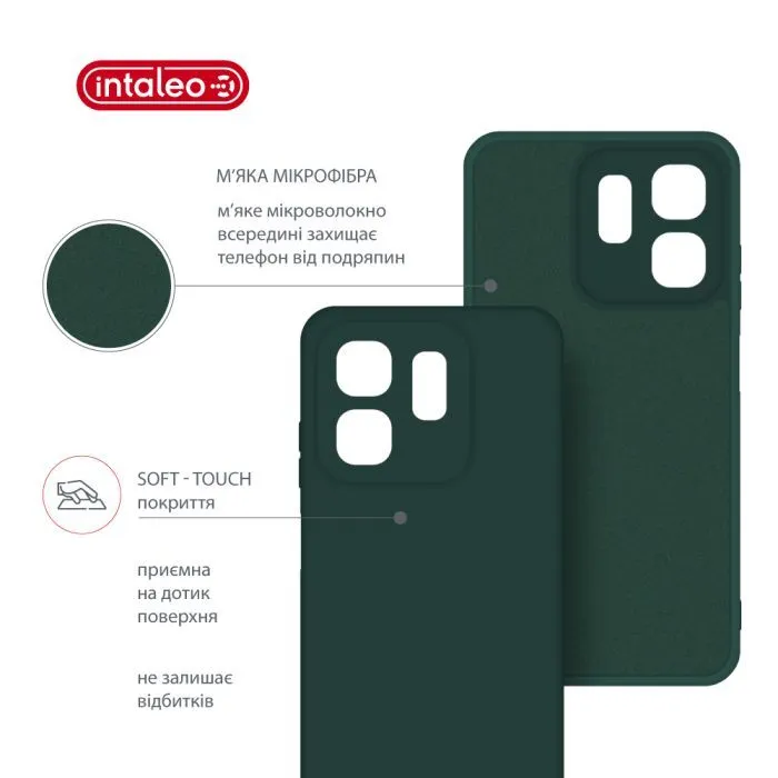 Чохол до мобільного телефона Intaleo SoftShell Infinix Hot 50i Dark Green (1283126609381) зображення 5