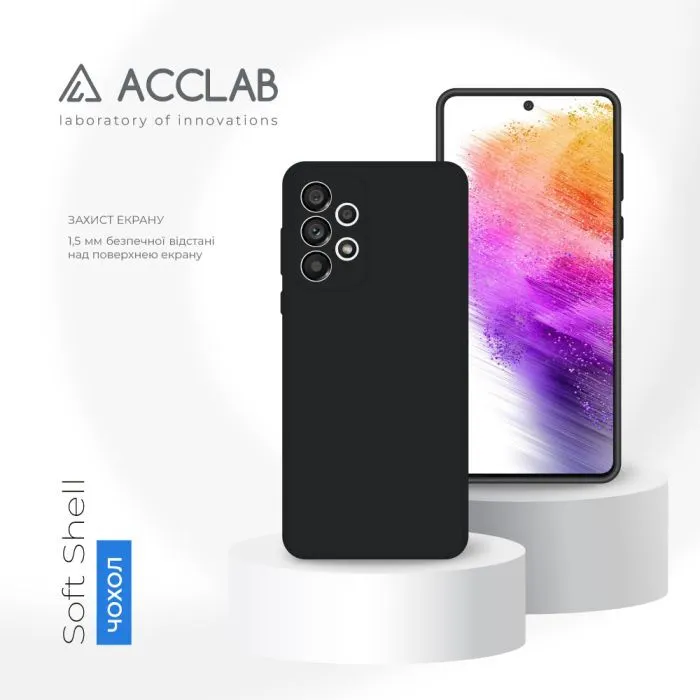 Чохол до мобільного телефона ACCLAB SoftShell Samsung Galaxy A73 5G Black (1283126560934) зображення 4
