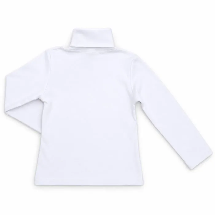 Кофта дитяча Lovetti водолазка (1022-128-white) зображення 3