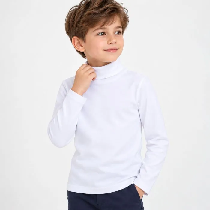 Кофта дитяча Lovetti водолазка (1022-128-white) зображення 5
