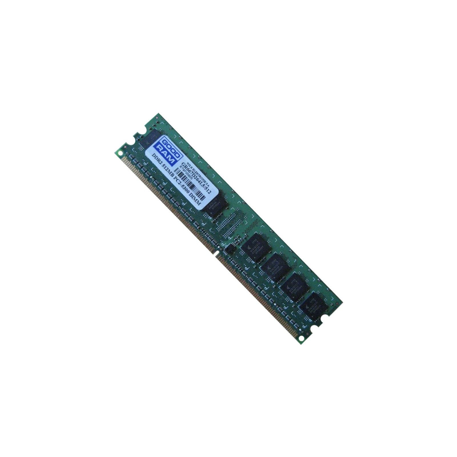 Модуль пам'яті для комп'ютера DDR2 512Mb PC5300, 667MHz Goodram (GR667D264L5/512)