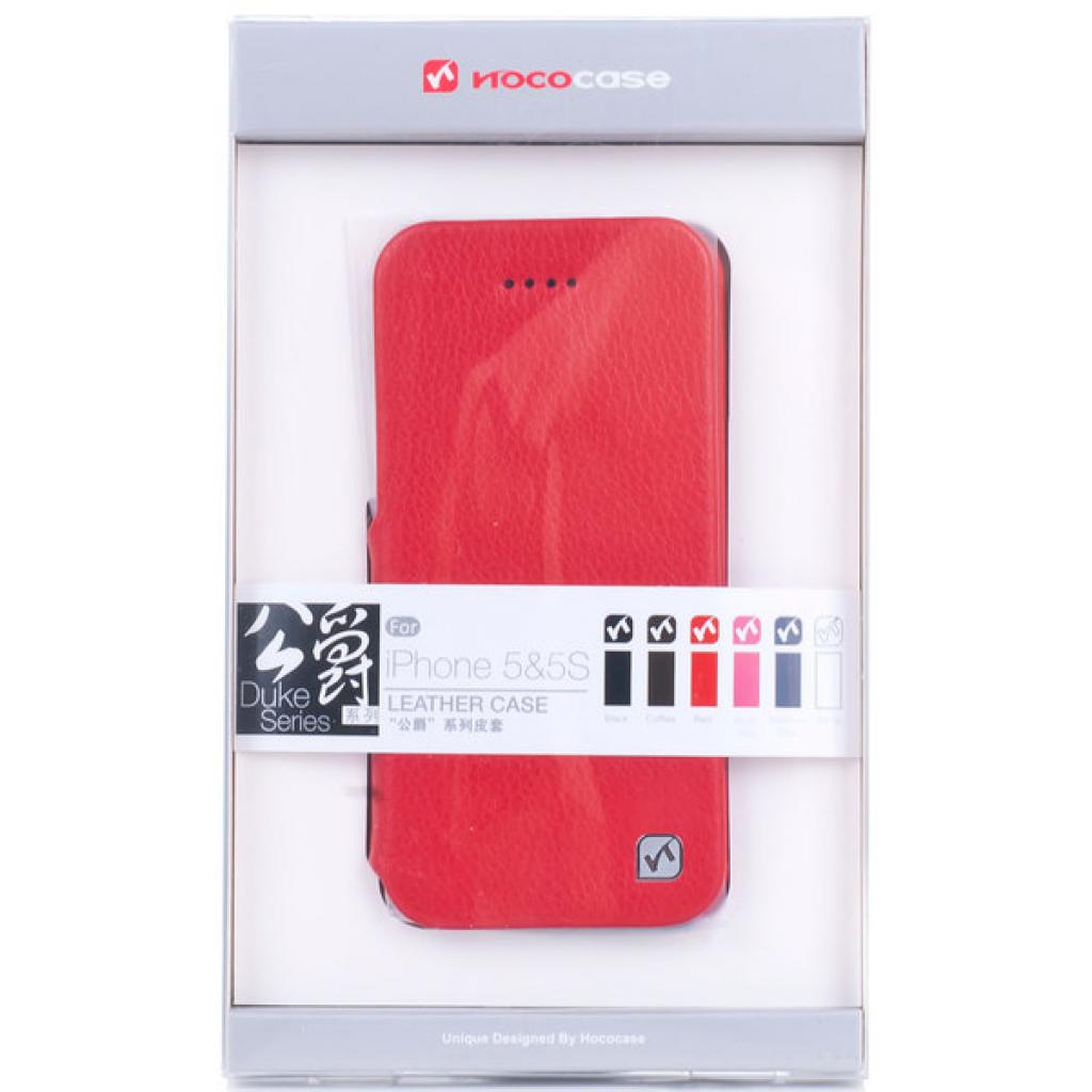 Чохол до мобільного телефона HOCO для iPhone 5/5S /Duke Folder (HI-L045 Red)