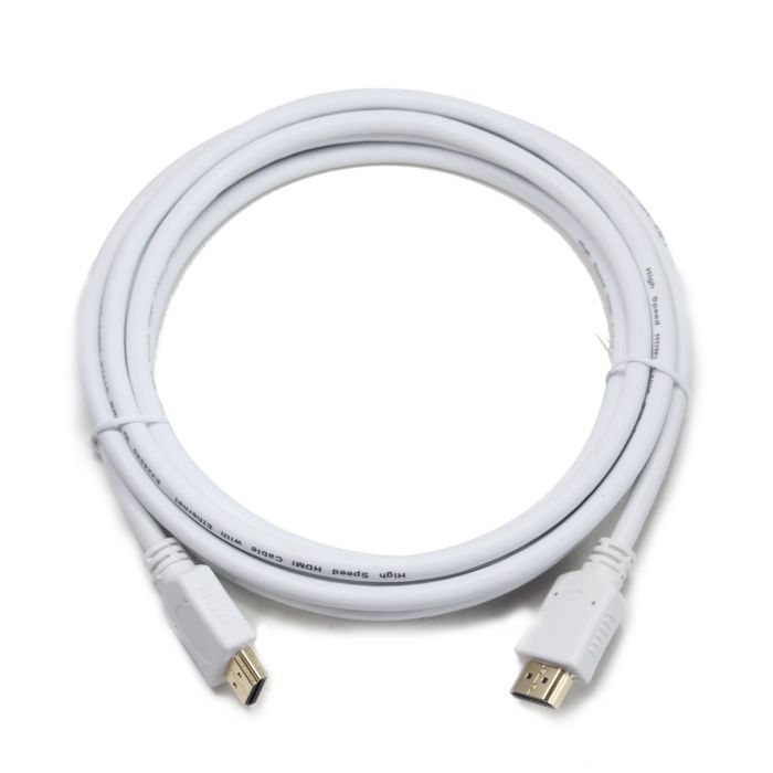 Кабель мультимедийный HDMI to HDMI 1.0m Cablexpert (CC-HDMI4-W-1M) изображение 2