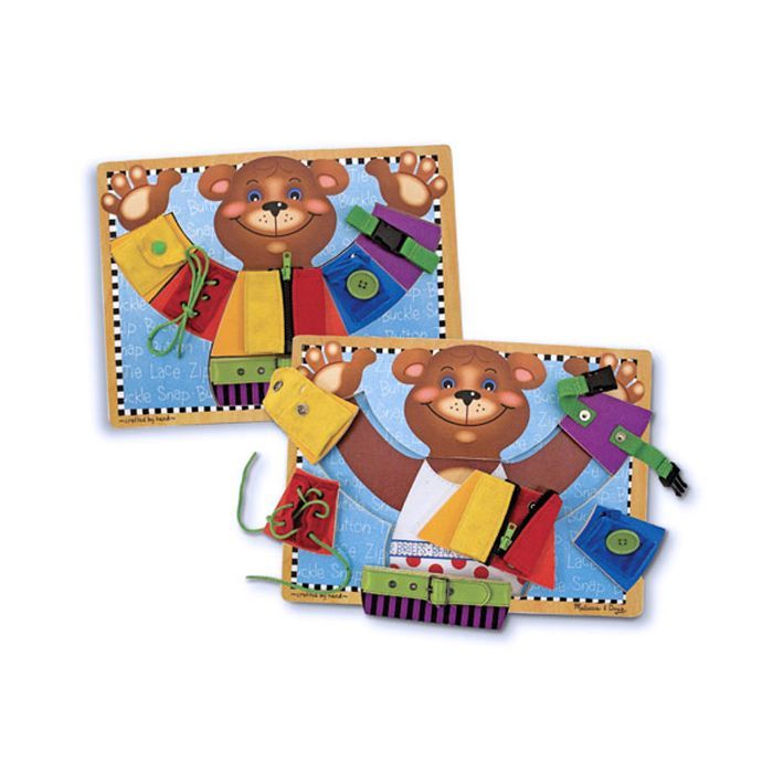 Развивающая игрушка Melissa&Doug Доска - застежки (MD3784)