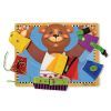 Развивающая игрушка Melissa&Doug Доска - застежки (MD3784) изображение 3