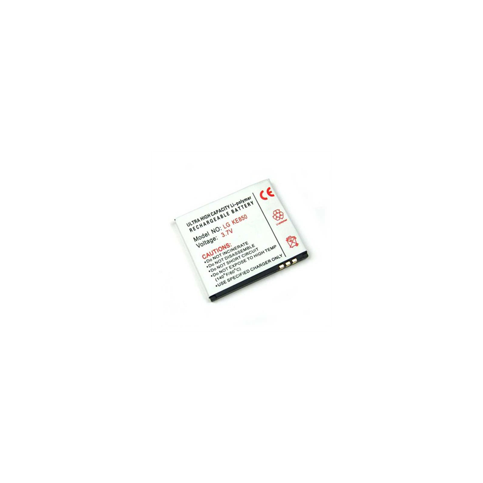 Аккумуляторная батарея PowerPlant LG IP-A750 (KE850 PRADA, KG99, KE820) (DV00DV6098)