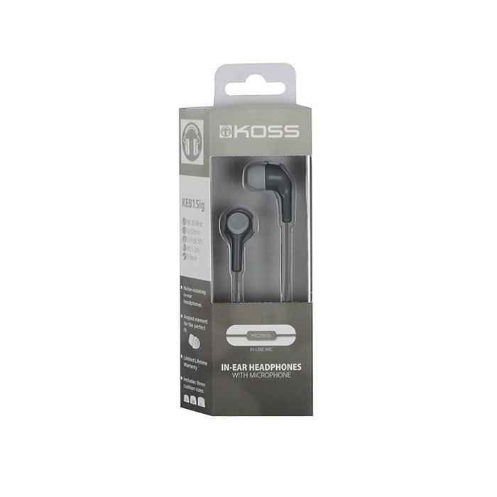 Наушники Koss KEB15i Grey изображение 2