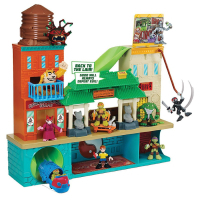 Игровой набор TMNT Штаб-квартира с фигурками Микеланджело и Сплинтера (96901) изображение 2