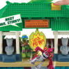 Игровой набор TMNT Штаб-квартира с фигурками Микеланджело и Сплинтера (96901) изображение 4