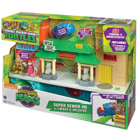 Игровой набор TMNT Штаб-квартира с фигурками Микеланджело и Сплинтера (96901) изображение 5