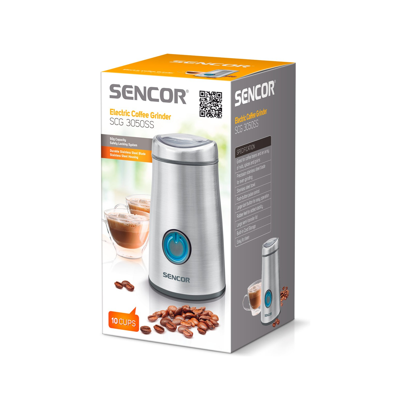 Кофемолка Sencor SCG 3050 SS (SCG3050SS) изображение 2