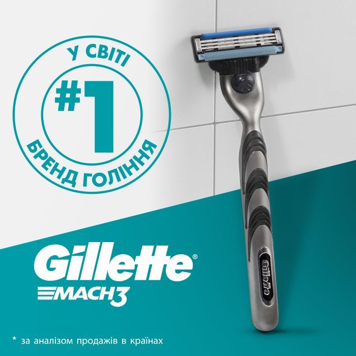 Сменные кассеты Gillette Mach3 4 шт. (3014260243531) изображение 8