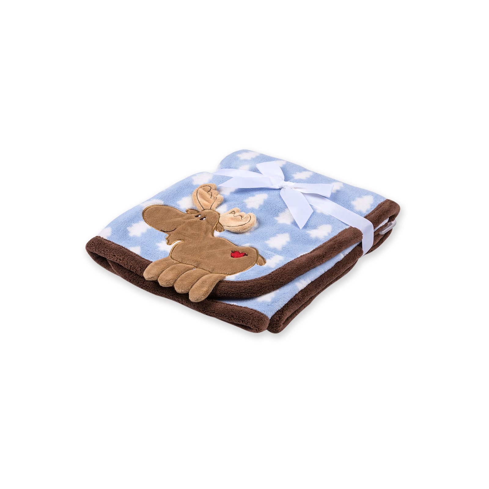 Детское одеяло Luvable Friends с рисунком животных для мальчиков (50439.M) изображение 2