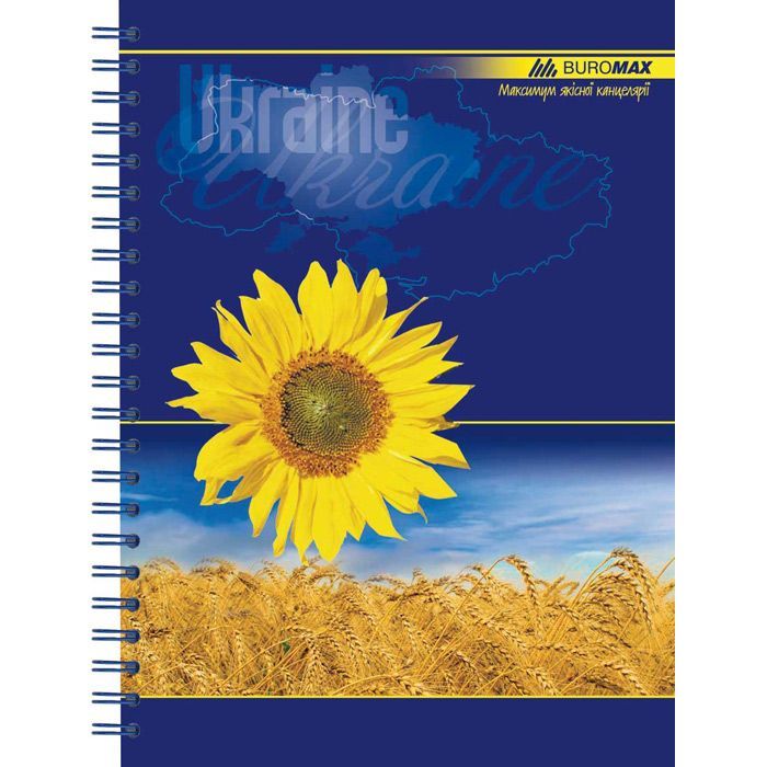 Блокнот Buromax spiral side, А5, 96sheets, UKRAINE (assorted) (BM.2412) изображение 3