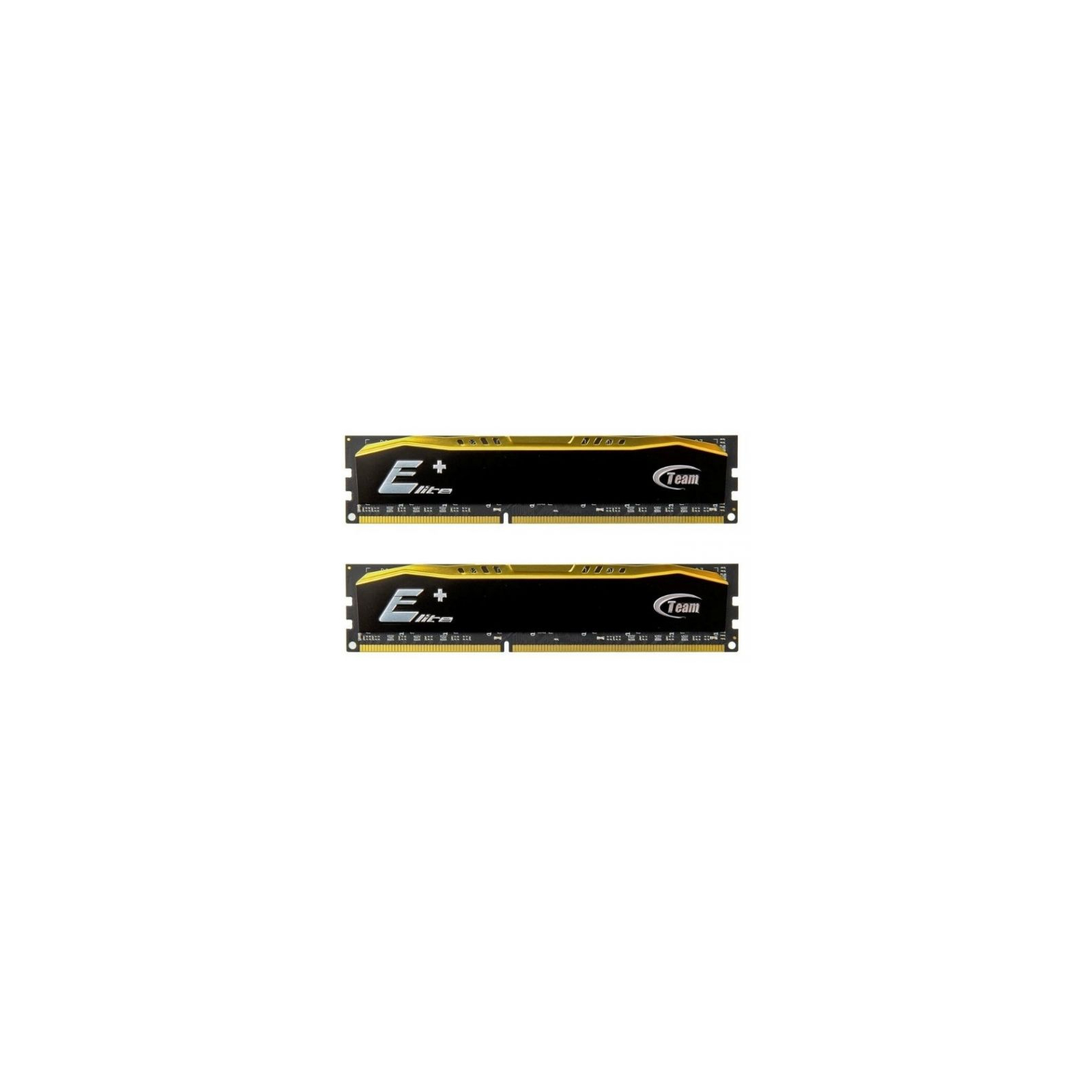 Модуль пам'яті для комп'ютера DDR4 16GB (2x8GB) 2133MHz Elite Plus Black Team (TPD416G2133HC15DC01)