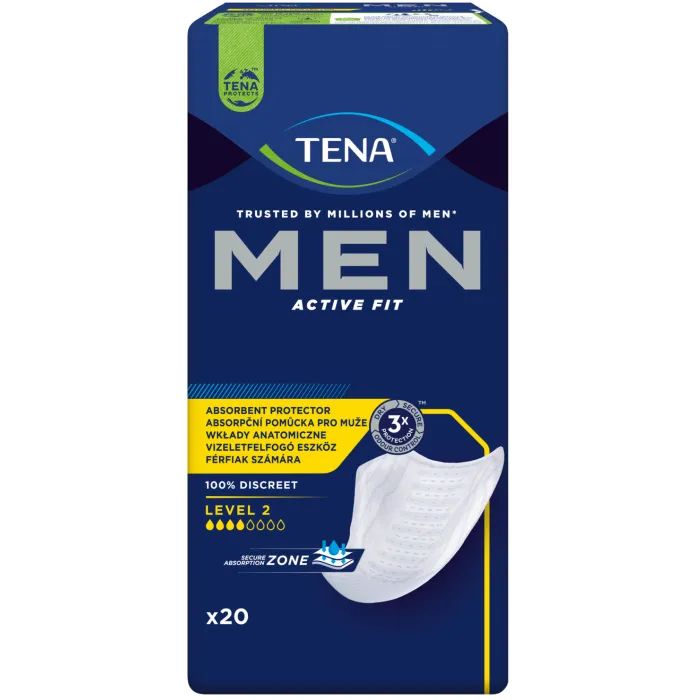 Урологічні прокладки Tena for Men Level 2 20 шт. (7322540016383/7322541493237) зображення 2