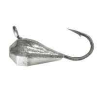 Мормышка Shark Граненая капля 0,42г диам. 4.0*7.5 крючок D14 ц:серебро (1843.03.73)