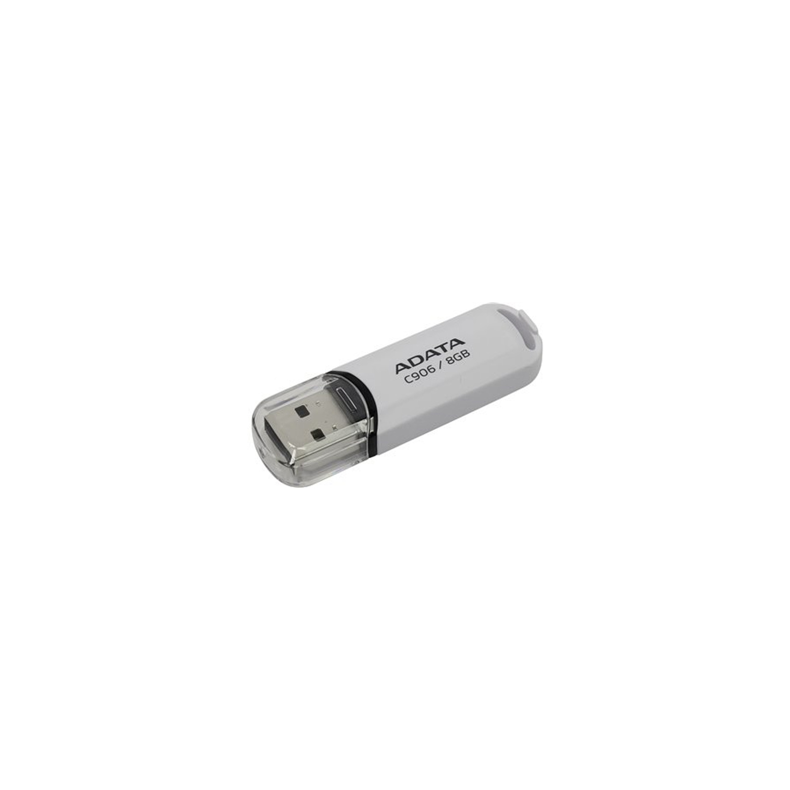 USB флеш накопичувач ADATA 8GB C906 White USB 2.0 (AC906-8G-RWH) зображення 2