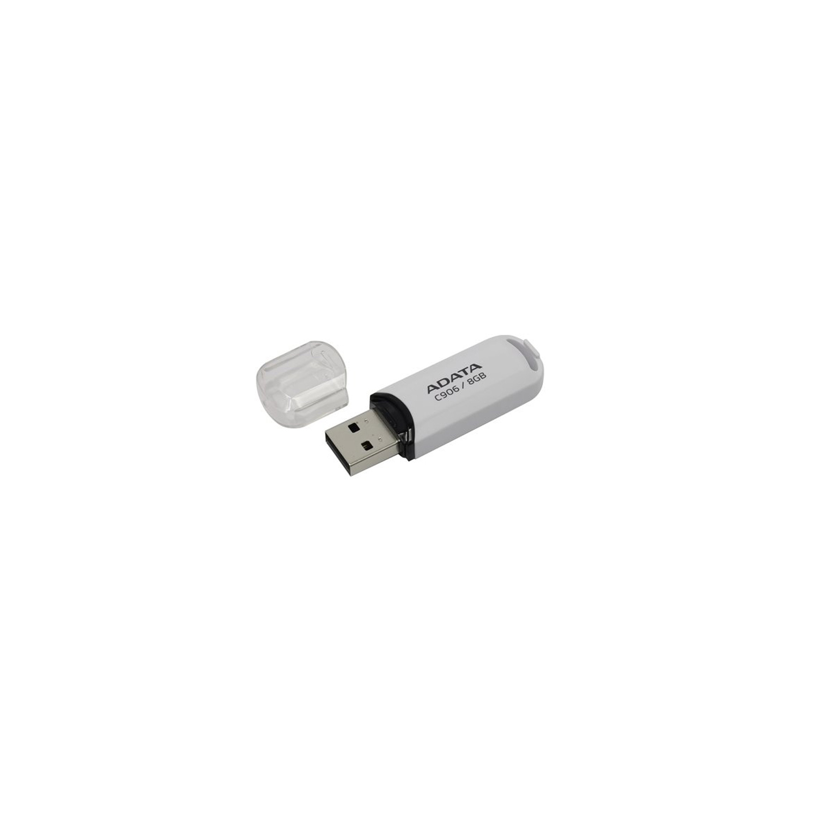 USB флеш накопичувач ADATA 8GB C906 White USB 2.0 (AC906-8G-RWH) зображення 3